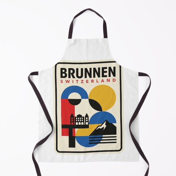 Item preview, Retro Brunnen Bauhaus Geometric Skyline designed and sold by k3rstman1.