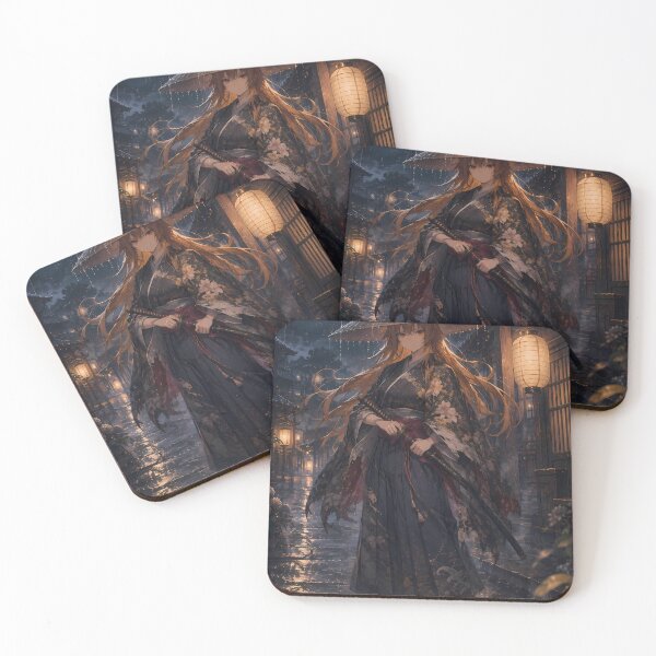 Item preview, Holo Spice and Wolf Rainy Moonlit Village designed and sold by mildaclairmo.