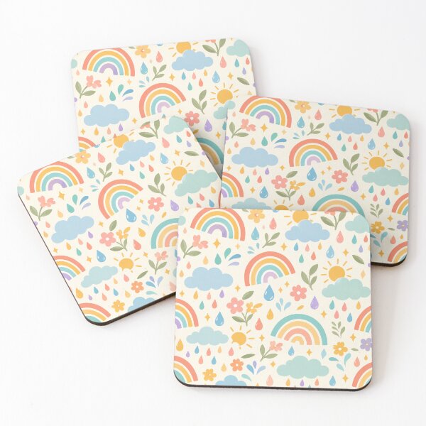 Item preview, Pastel Rainbow Rainy Day Pattern designed and sold by Kooyana04.