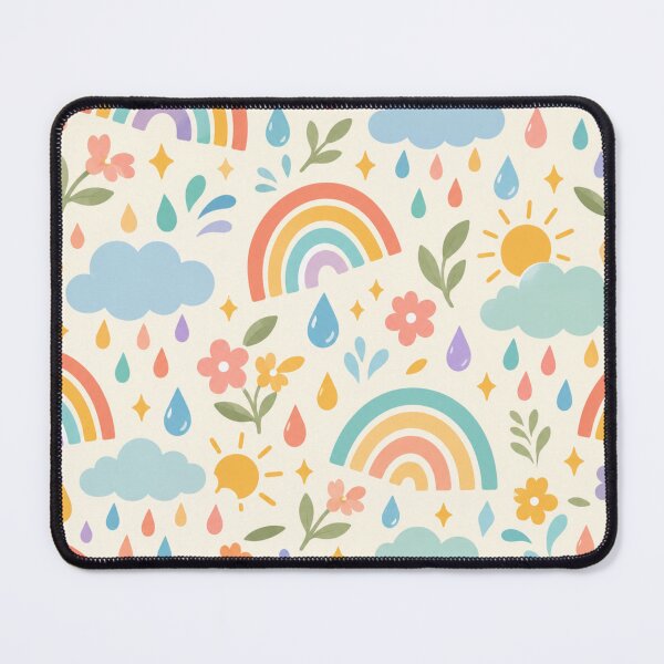 Item preview, Pastel Rainbow Rainy Day Pattern designed and sold by Kooyana04.