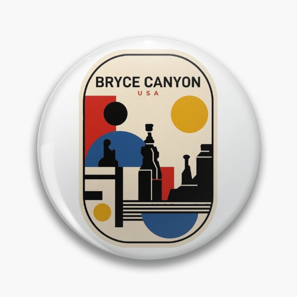 Item preview, Retro Bryce Canyon Bauhaus Geometric Skyline designed and sold by k3rstman1.