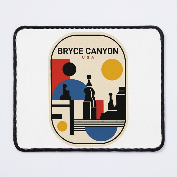 Item preview, Retro Bryce Canyon Bauhaus Geometric Skyline designed and sold by k3rstman1.