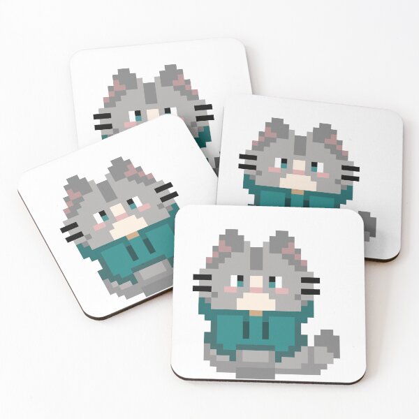 Item preview, Cozy Hoodie Pixel Art Cat - Cute Retro 8-Bit Gamer Kitty designed and sold by PixelatedPets.