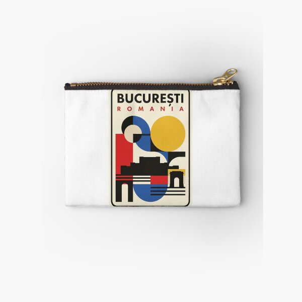 Item preview, Retro București Bauhaus Geometric Skyline designed and sold by k3rstman1.