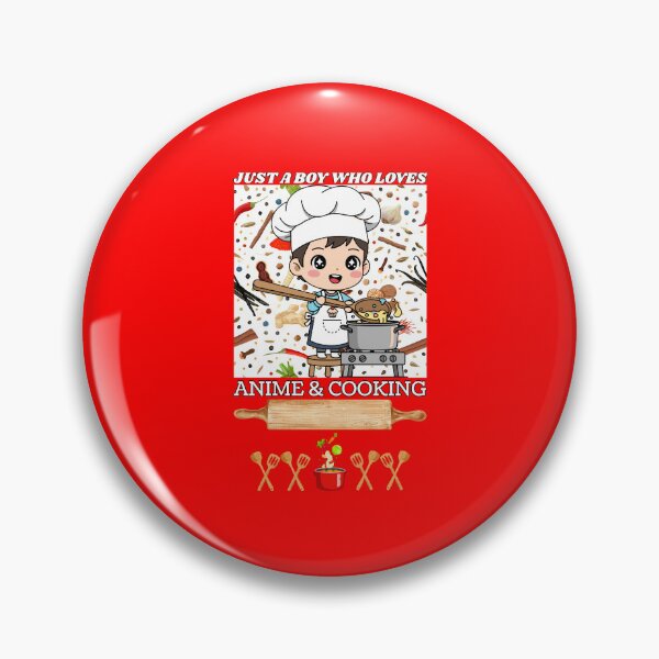 Item preview, Just a Boy Who Loves Anime and Cooking designed and sold by Tokyotopia.
