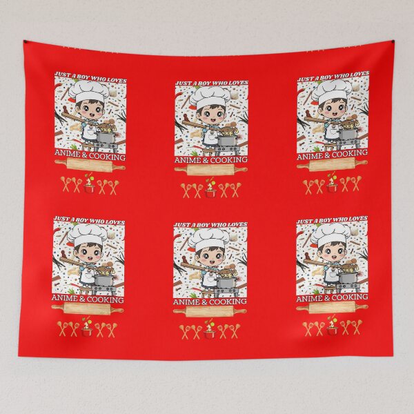 Item preview, Just a Boy Who Loves Anime and Cooking designed and sold by Tokyotopia.