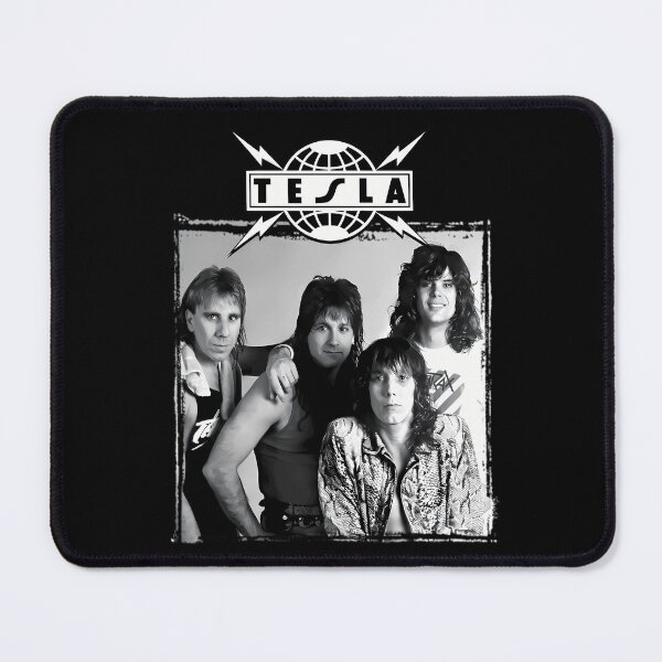 Item preview, Tesla Band Vintage 80s Hard Rock Portrait Graphic designed and sold by RakeshPatelArt.