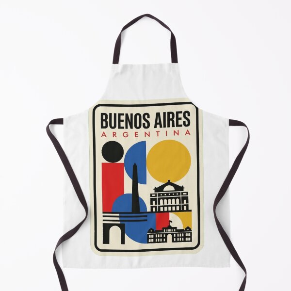 Item preview, Retro Buenos Aires Bauhaus Geometric Skyline designed and sold by k3rstman1.