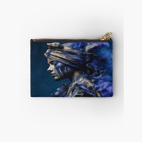 Item preview, Blue Smoke Muse – Surreal Gothic Fantasy Portrait designed and sold by Vibrant Magical Shop.