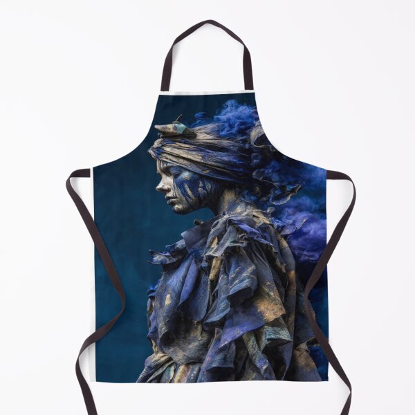 Item preview, Blue Smoke Muse – Surreal Gothic Fantasy Portrait designed and sold by Vibrant Magical Shop.