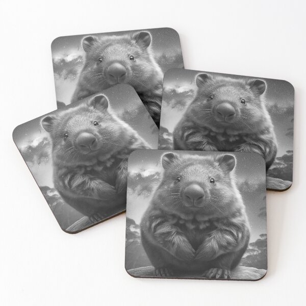 Item preview, WOMBAT QUOTE, EATS ROOTS AND LEAVES, A BIT OF HUMOR FOR YOUR T SHIRTS designed and sold by Barbara Jean Photo Art And Design.