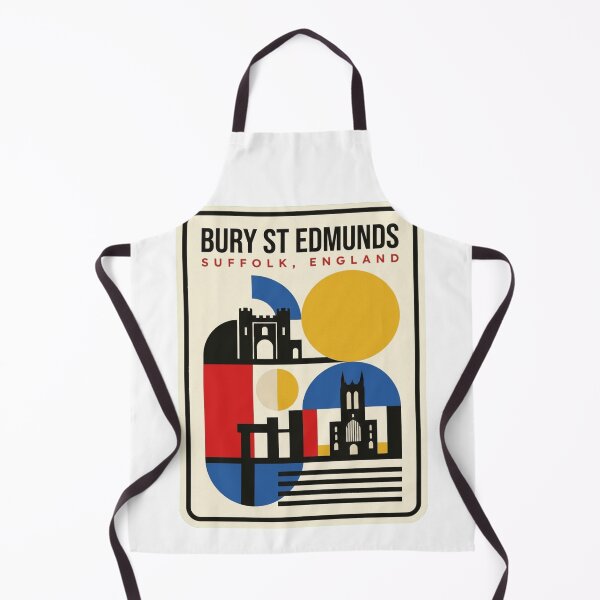 Item preview, Retro Bury St Edmunds Bauhaus Geometric Skyline designed and sold by k3rstman1.