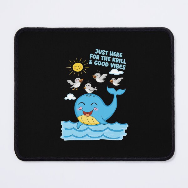Item preview, Just Here For The Krill and Good Vibes designed and sold by NestifyHubStudio.