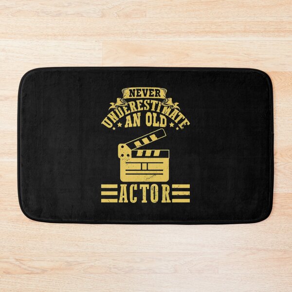 Item preview, Never Underestimate An Old Actor Vintage Film Clapperboard designed and sold by gaekleleassing.