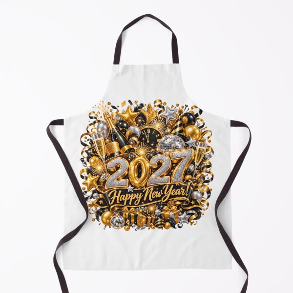 Item preview, Luxury Black Gold New Year 2027 designed and sold by TinyWeird.