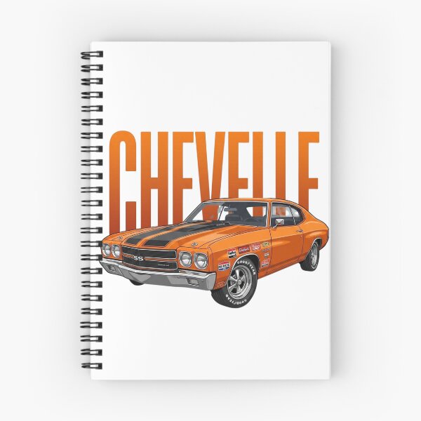 Item preview, Orange 1970 Chevrolet Chevelle SS 454 Classic Muscle Car Vector Art designed and sold by Motorline44.