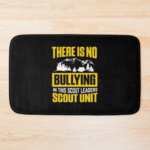 Item preview, No Bullying Scout Leader Scout Unit Camping Mountains designed and sold by PaigeProc.