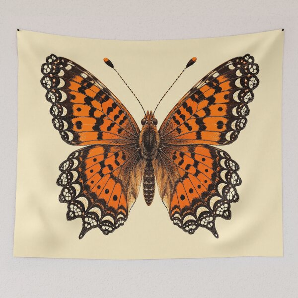 Item preview, Laced pearl crescent butterfly designed and sold by etherElric.
