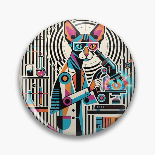 Artikelvorschau, Wissenschaftler für Cornish Rex entworfen und verkauft von PictoVibe.