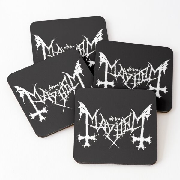 Item preview, Mayhem Band Logo Gothic Black Metal Art designed and sold by Lagoart.