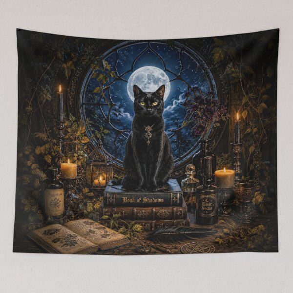 Item preview, Moonlit Black Cat Apothecary designed and sold by Ray's Photos & Art.