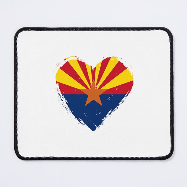 Item preview, Distressed Arizona Flag Heart AZ designed and sold by shitpostee.