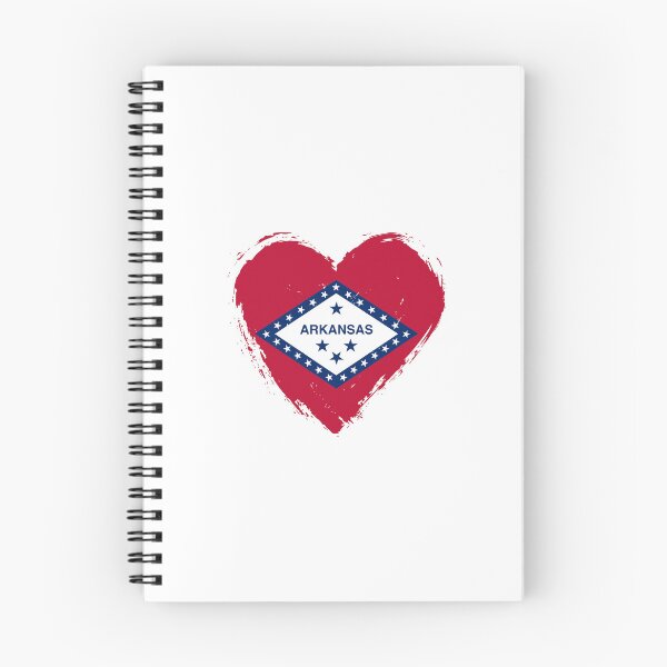 Item preview, Distressed Arkansas Flag Heart AR designed and sold by shitpostee.