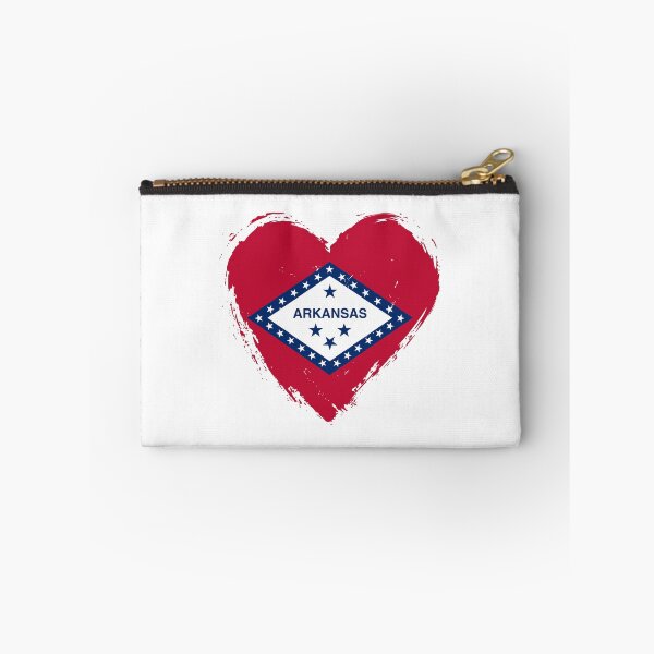 Item preview, Distressed Arkansas Flag Heart AR designed and sold by shitpostee.