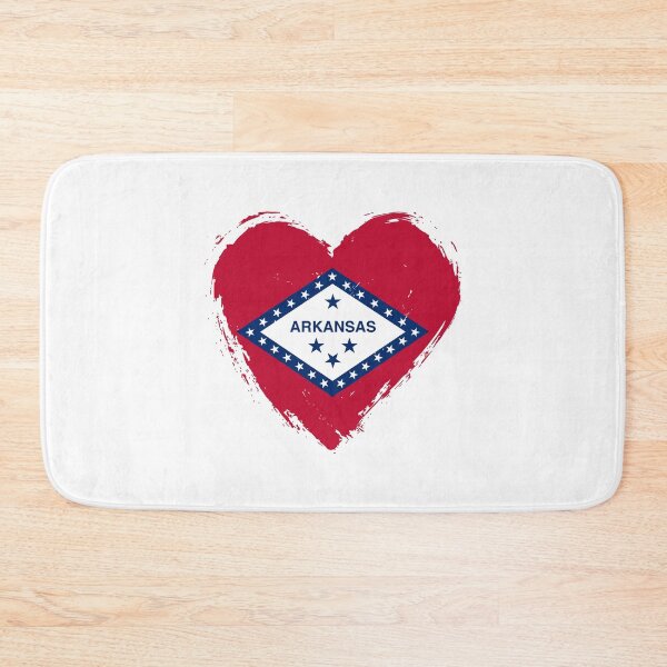 Item preview, Distressed Arkansas Flag Heart AR designed and sold by shitpostee.