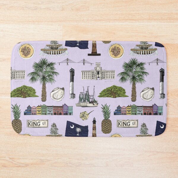 Item preview, Charleston, South Carolina Pattern - Purple designed and sold by Elizabeth Weglein.