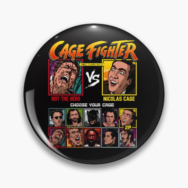 Item preview, Cage Fighter Nicolas Rage Pop Culture Art designed and sold by Lagoart.