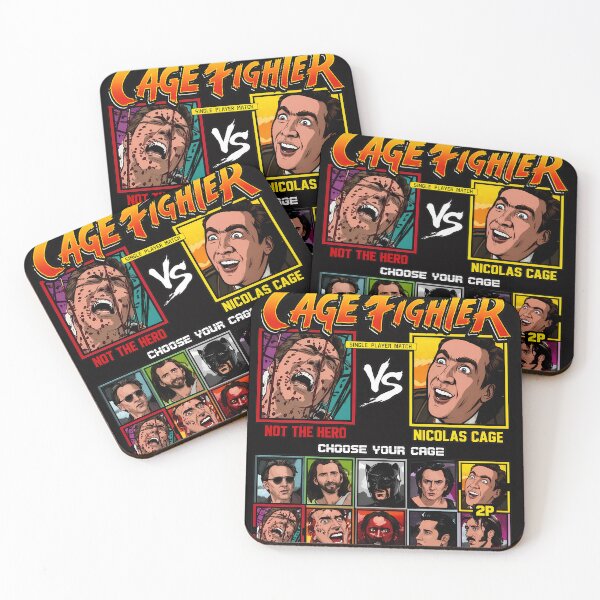 Item preview, Cage Fighter Nicolas Rage Pop Culture Art designed and sold by Lagoart.