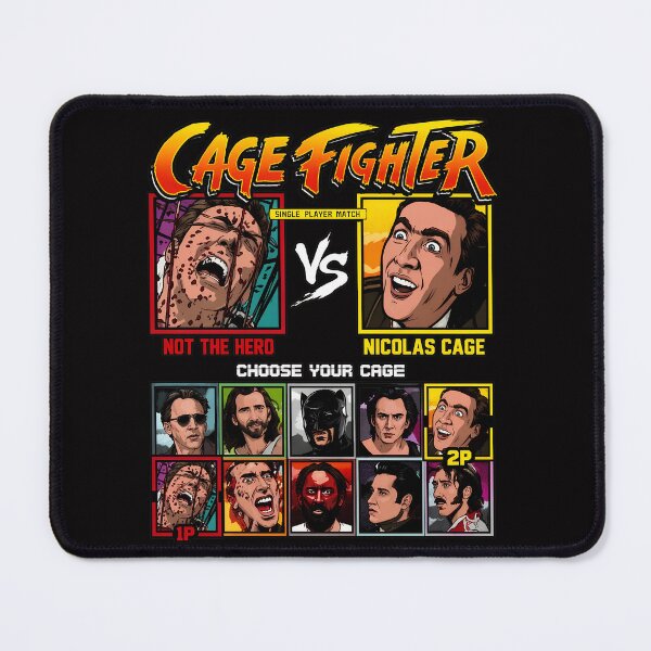 Item preview, Cage Fighter Nicolas Rage Pop Culture Art designed and sold by Lagoart.