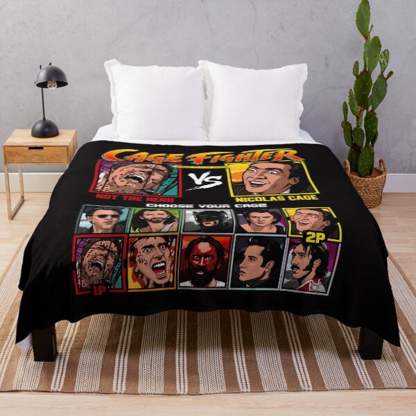 Item preview, Cage Fighter Nicolas Rage Pop Culture Art designed and sold by Lagoart.