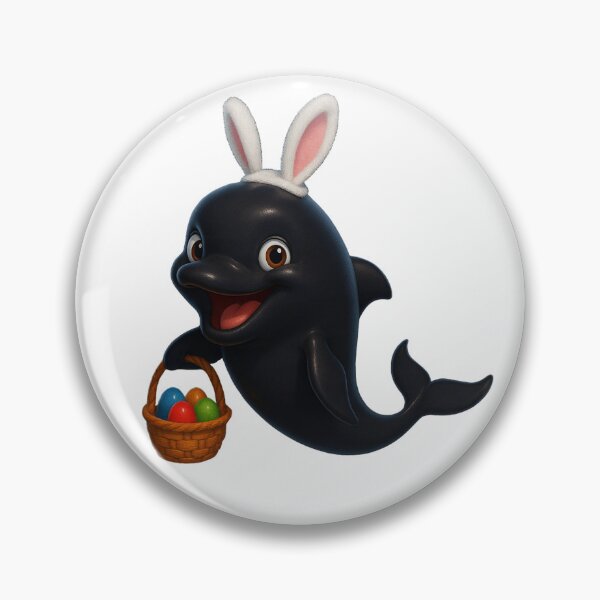 Item preview, Pilot Whale Easter Bunny designed and sold by Sillytoe.