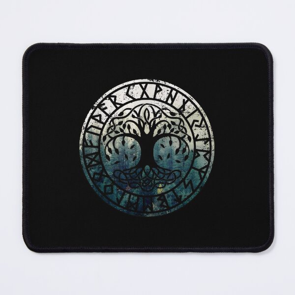Item preview, Norse Tree of Life Rune Circle designed and sold by lesneyjukiever.