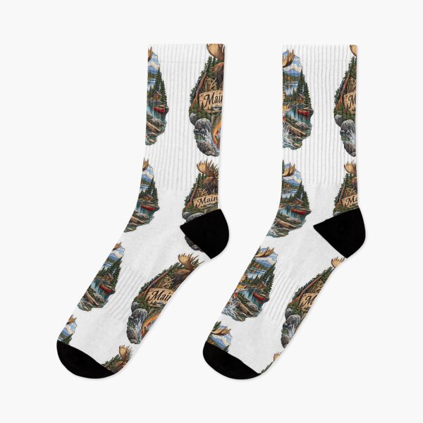 Item preview, Maine Hunting & Fishing designed and sold by Whimspired By Paxx.