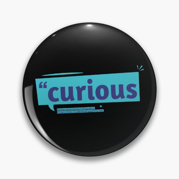 Item preview, Curious Word Definition Modern Speech Bubble Design designed and sold by VIVIDO TEAM.