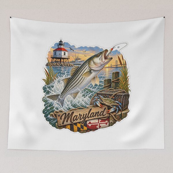 Item preview, Maryland Hunting & Fishing designed and sold by Whimspired By Paxx.