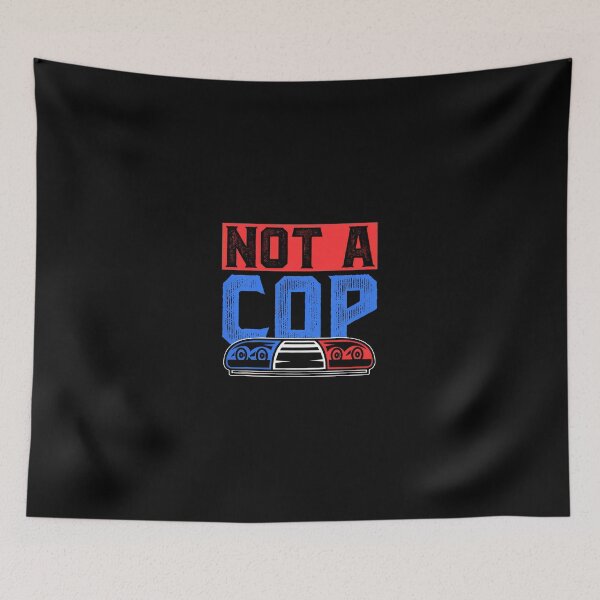 Item preview, Not A Cop Funny Police Light Bar Graphic designed and sold by JuneMays.