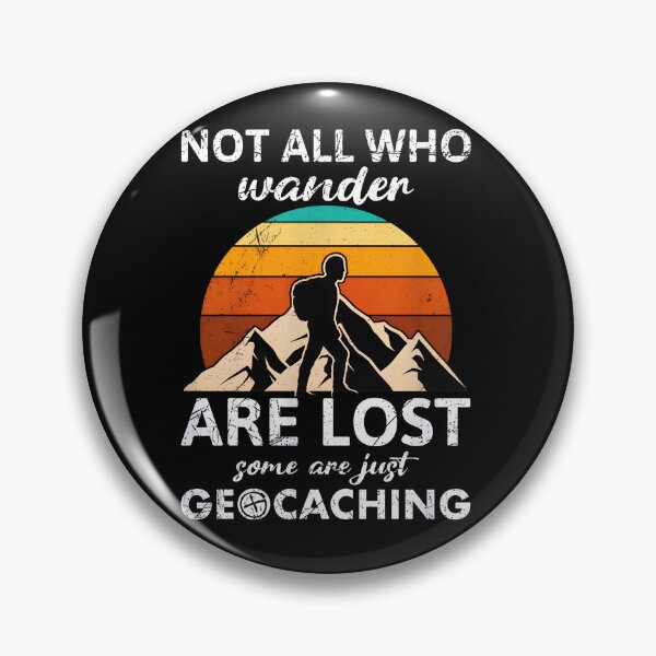 Item preview, Not All Who Wander Are Lost Geocaching Retro Sunset designed and sold by gaekleleassing.