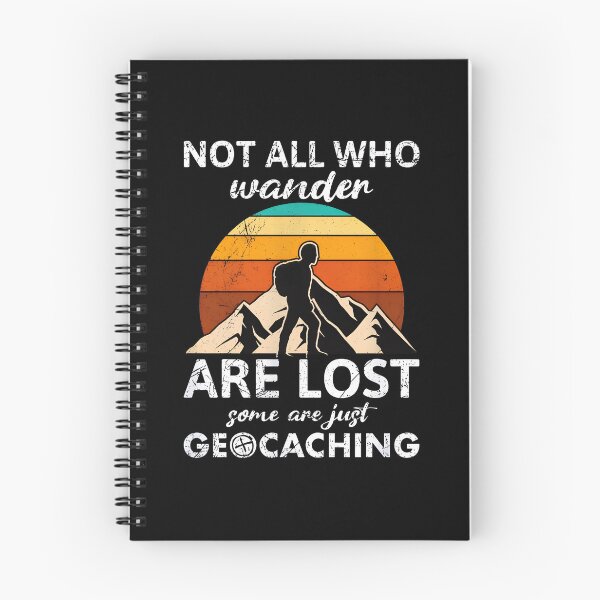 Item preview, Not All Who Wander Are Lost Geocaching Retro Sunset designed and sold by gaekleleassing.