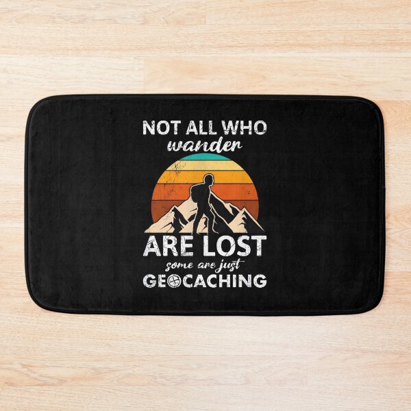 Item preview, Not All Who Wander Are Lost Geocaching Retro Sunset designed and sold by gaekleleassing.
