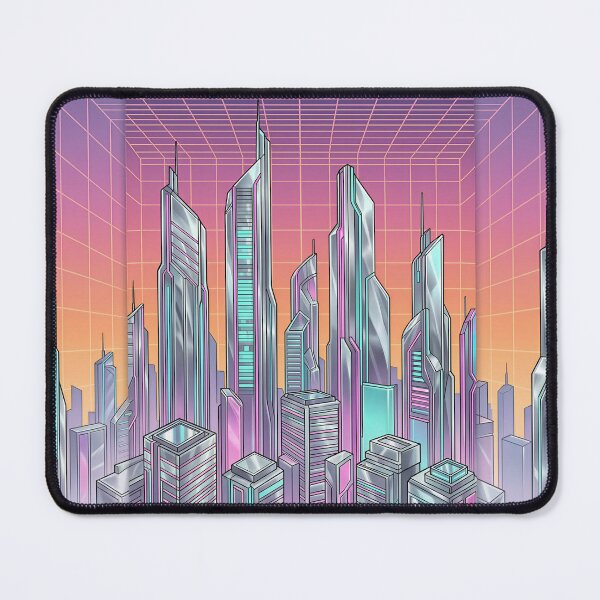 Item preview, Cyberpunk Sunset City #9 Gradient Mesh designed and sold by DIUMERI.