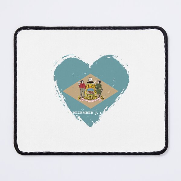Item preview, Distressed Delaware Flag Heart DE designed and sold by shitpostee.