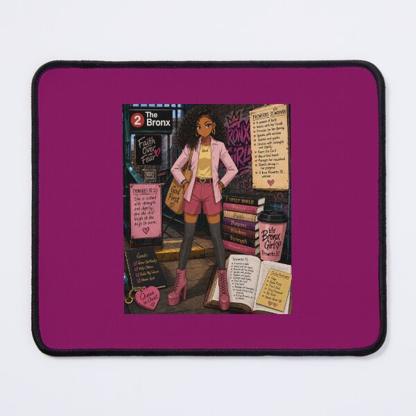Item preview, Bronx Girl Proverbs 31 – Faith Over Fear Christian Woman designed and sold by     Crowned Canvas Studio ⭐ .