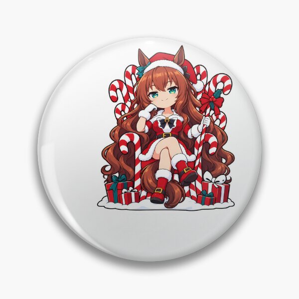 Item preview, Maruzensky Uma Musume Christmas Candy Cane Throne designed and sold by mildaclairmo.