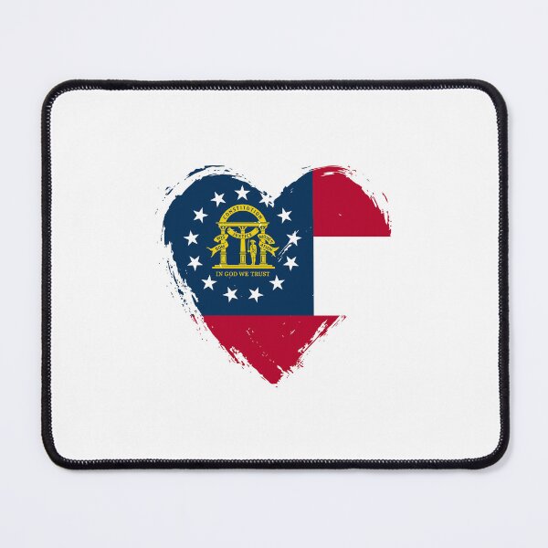 Item preview, Distressed Georgia Flag Heart GA designed and sold by shitpostee.