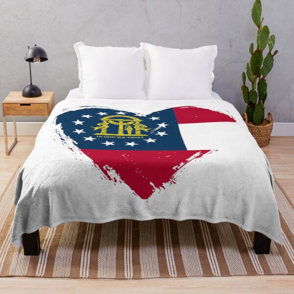 Item preview, Distressed Georgia Flag Heart GA designed and sold by shitpostee.