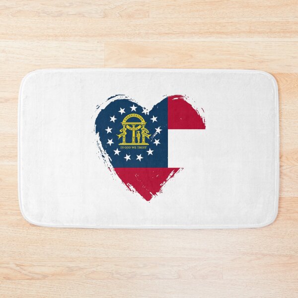 Item preview, Distressed Georgia Flag Heart GA designed and sold by shitpostee.